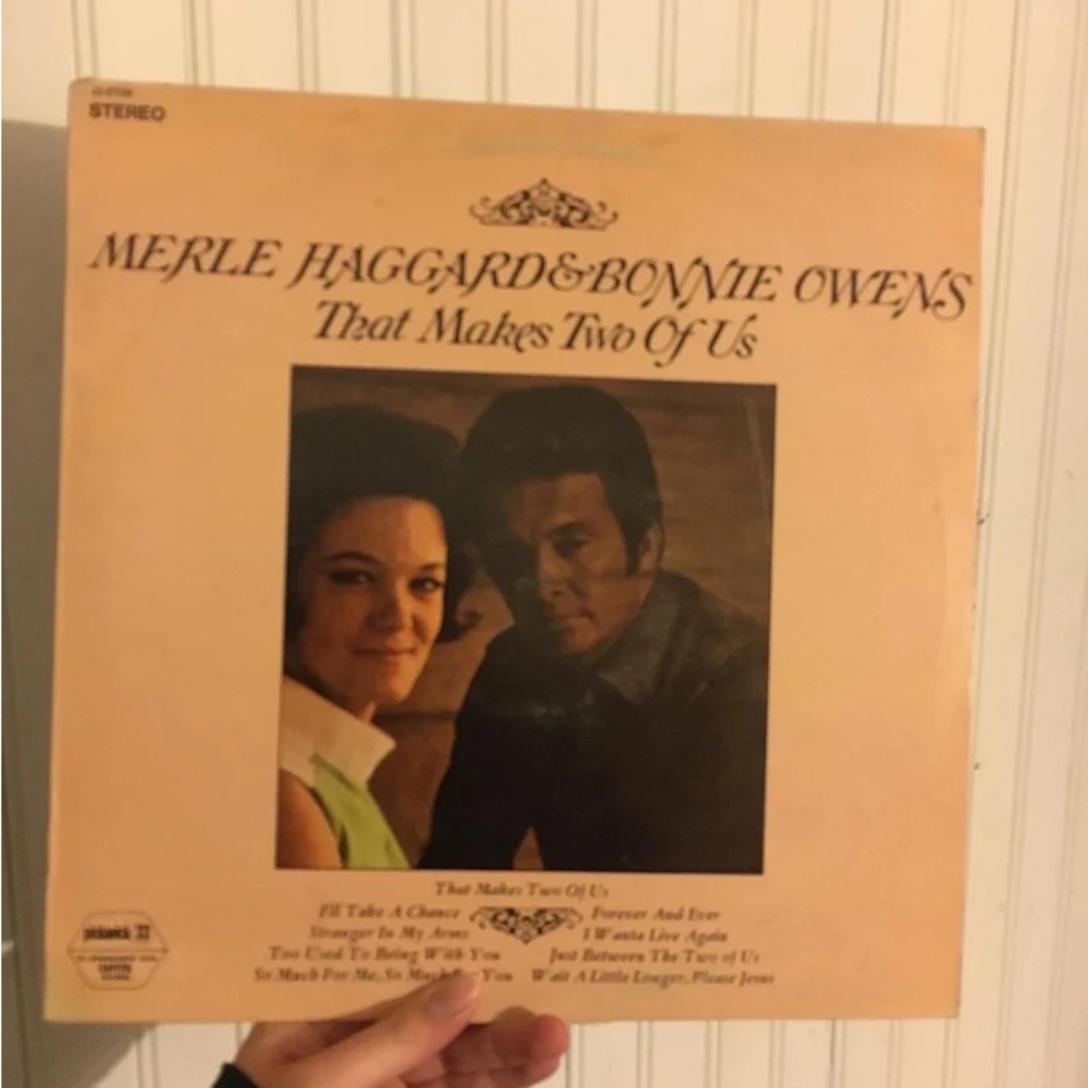 1972 Merle Haggard and Bonnie Owens “That Makes Two of Us” vinyl record